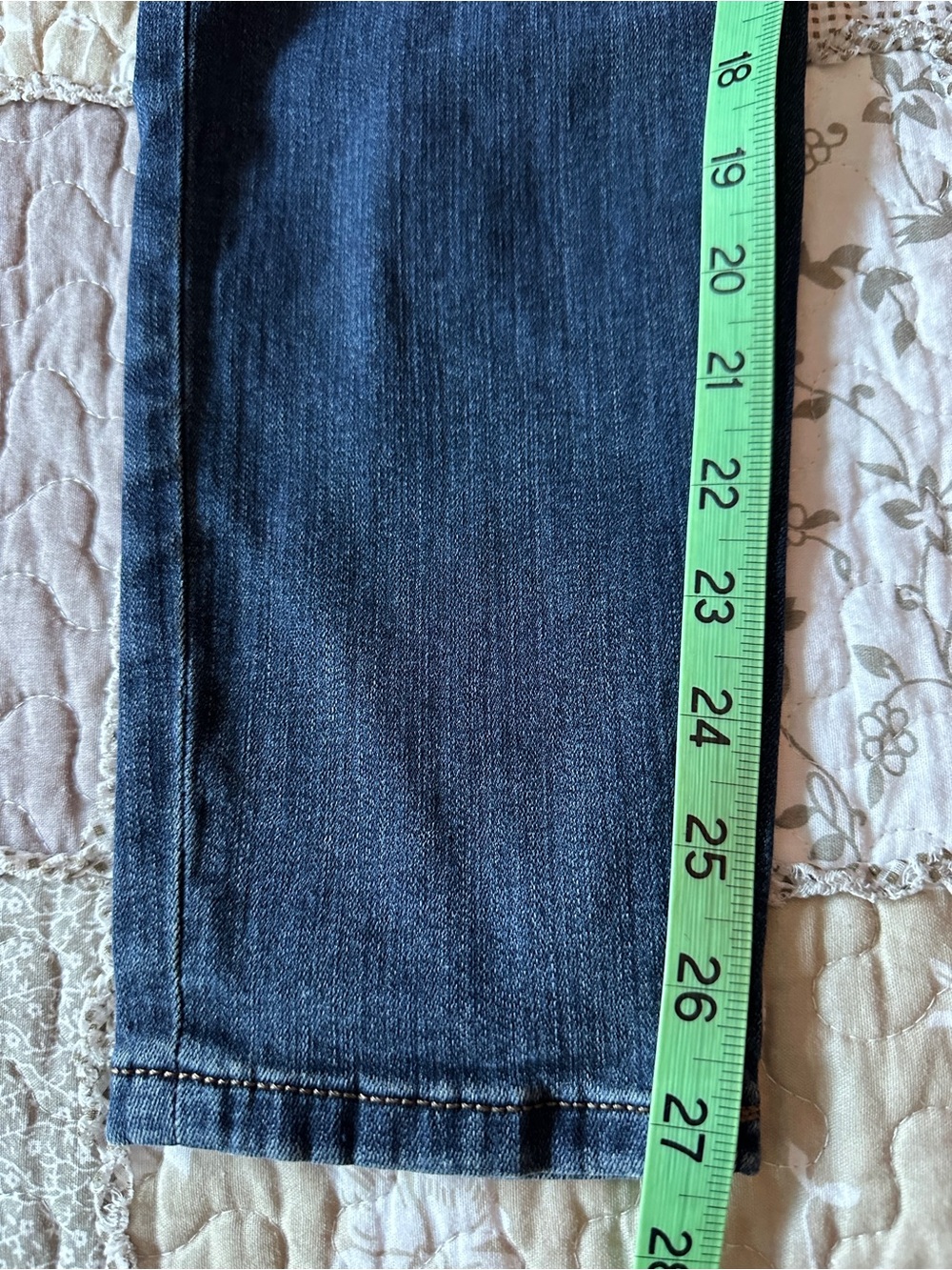 Women’s Denver Hayes Mia Dark Indigo Skinny Jeans Mid-Rise 14x28 - Picture 9 of 9